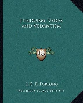 Paperback Hinduism, Vedas and Vedantism Book