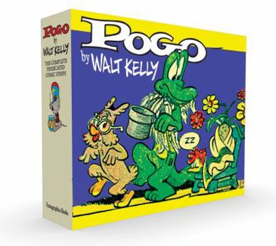 Paperback Pogo the Complete Syndicated Comic Strips Box Set: Volume 3 & 4: Evidence to the Contrary and Under the Bamboozle Bush Book