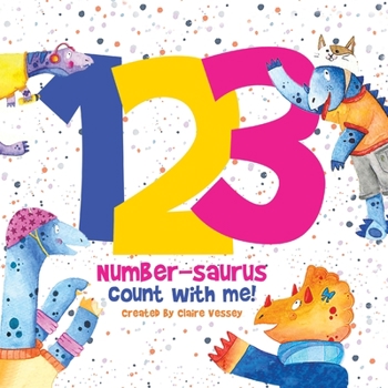 Paperback 123 Number-saurus Count with Me! Book