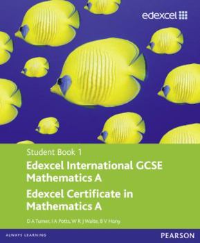 Paperback Edexcel International GCSE Mathematics A Student Book 1 with ActiveBook CD Book