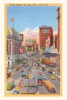 Paperback Vintage Journal Times Square, New York City Book