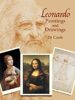 Paperback Leonardo Paintings and Drawings: 24 Cards Book