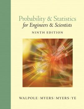 Hardcover Probability & Statistics for Engineers & Scientists Book