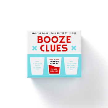 Game Booze Clues Drinking Game Set Book