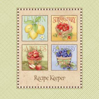 Hardcover Fruit Basket Green Recipe Binder Book