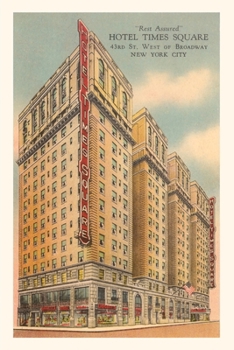 Paperback Vintage Journal Waldorf Hotel Times Square, New York City Book