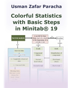 Paperback Colorful Statistics with Basic Steps in Minitab(R) 19 Book