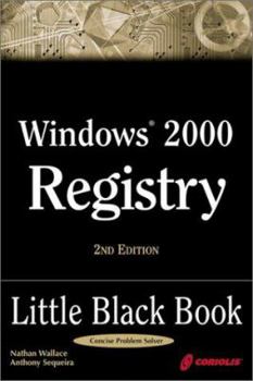 Paperback Windows 2000 Registry Little Black Book