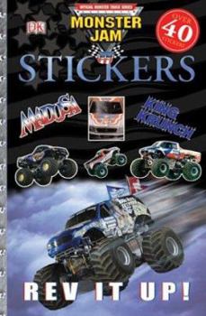 Paperback Rev It Up (Monster Jam Sticker Books) Book