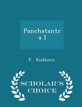 Paperback Panchatantra I - Scholar's Choice Edition Book