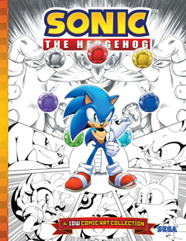 Hardcover Sonic the Hedgehog: The IDW Comic Art Collection Book