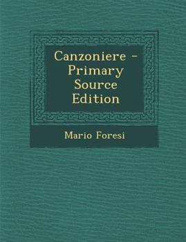 Paperback Canzoniere [Italian] Book