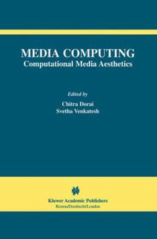 Hardcover Media Computing: Computational Media Aesthetics Book