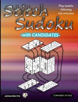 Paperback Stitch Sudoku with Candidates: Play Sudoku following the Stitches Book