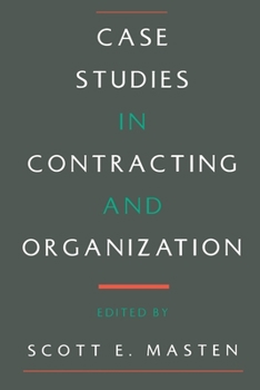 Paperback Case Studies in Contracting and Organization Book