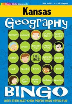 Hardcover Kansas Geography Bingo Book