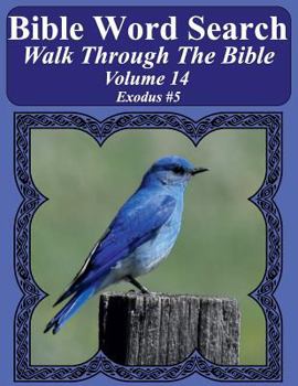 Paperback Bible Word Search Walk Through The Bible Volume 14: Exodus #5 Extra Large Print Book