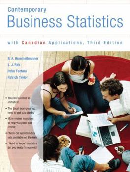 Paperback Contemporary Business Statistics with Canadian Applications, Third Canadian Edition (3rd Edition) Book