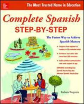 Paperback Complete Spanish Step-By-Step Book