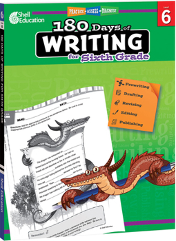 Paperback 180 Days(tm) Writing for Sixth Grade: Practice, Assess, Diagnose Book