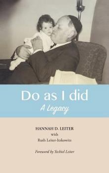 Hardcover Do as I did: A Legacy Book