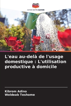 Paperback L'eau au-delà de l'usage domestique: L'utilisation productive à domicile [French] Book