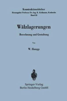 Paperback Wälzlagerungen: Berechnung Und Gestaltung [German] Book