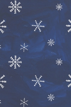 Notebook: 150 Thin-Lined Pages, Great for Students, Teachers, Professors, Dreamers, and Anyone Who Writes, Beautiful Snowflakes on Midnight Sky Cover