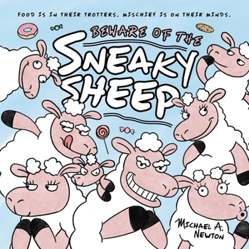 Paperback Beware of the Sneaky Sheep [Large Print] Book