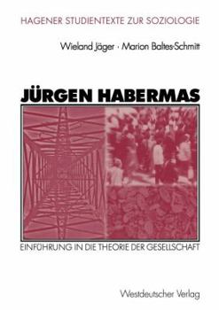 Paperback Jürgen Habermas: Einführung in Die Theorie Der Gesellschaft [German] Book