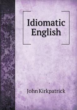 Paperback Idiomatic English Book