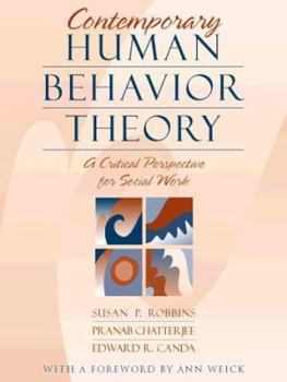 Hardcover Contemporary Human Behavior Theory: A Critical Perspective for Social Work Book