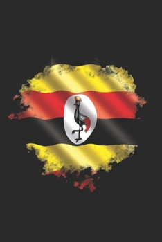 UGANDA NOTEBOOK: Uganda Notebook | college book | diary | journal | booklet | memo | composition book | 120 sheets - Dot Grid paper 6x9 inch