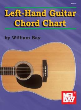 Paperback Left Hand Guitar Chord Chart Book