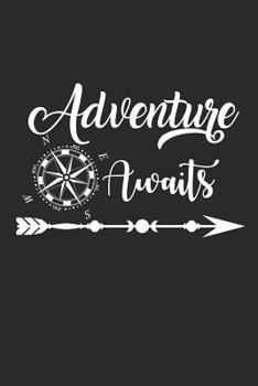 Adventure Awaits: Camping Outdoor Notebook Camper dotted Notizbuch Planer 6x9 Punkteraster