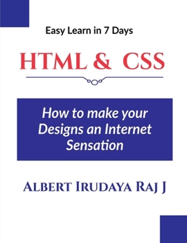 Paperback HTML & CSS Easy learn in 7 Days Book