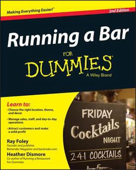 Paperback Running a Bar for Dummies Book