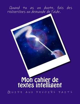 Paperback Mon cahier de textes intelligent: Guide aux devoirs [French] Book