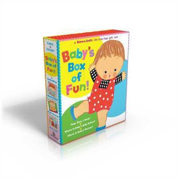 Board book Baby's Box of Fun: A Karen Katz Lift-The-Flap Gift Set: Toes, Ears, & Nose!/Where Is Baby's Belly Button?/Where Is Baby's Mommy? Book
