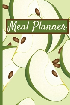 Paperback Meal Planner: Weekly Menu Planner With Grocery List, Daily Food Planner / Diary / Notebook / Journal To Plan And Track Your Meals (6 Book