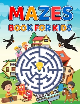 Paperback Maze Book for Kids: 100 Mazz Puzzles Book
