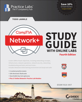 Paperback Comptia Network+ Study Guide with Online Labs: N10-007 Exam Book