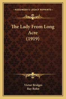 Paperback The Lady From Long Acre (1919) Book