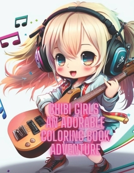 Paperback Chibi Girls: An Adorable Coloring Book Adventure [Large Print] Book