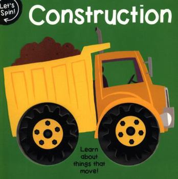 Board book Let's Spin: Construction Book