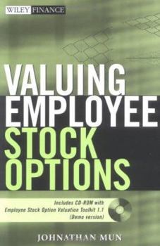 Hardcover Valuing Employee Stock Options [With CDROM] Book