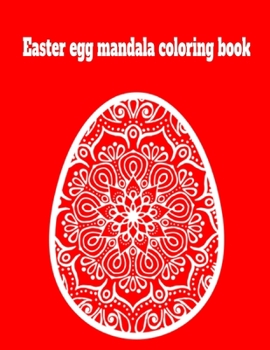 Paperback Easter egg mandala coloring book