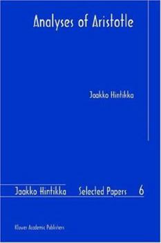 Hardcover Analyses of Aristotle Book