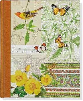 Hardcover Bird Collage Journal Book
