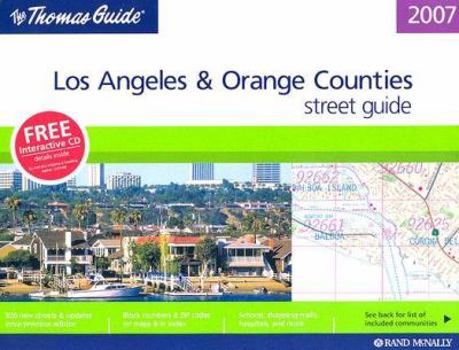 Spiral-bound Los Angeles & Orange Counties Street Guide Book